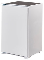 Weißer Küchenschrank in seitlicher Perspektive