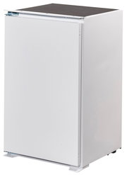 Weißer Küchenschrank in seitlicher Perspektive