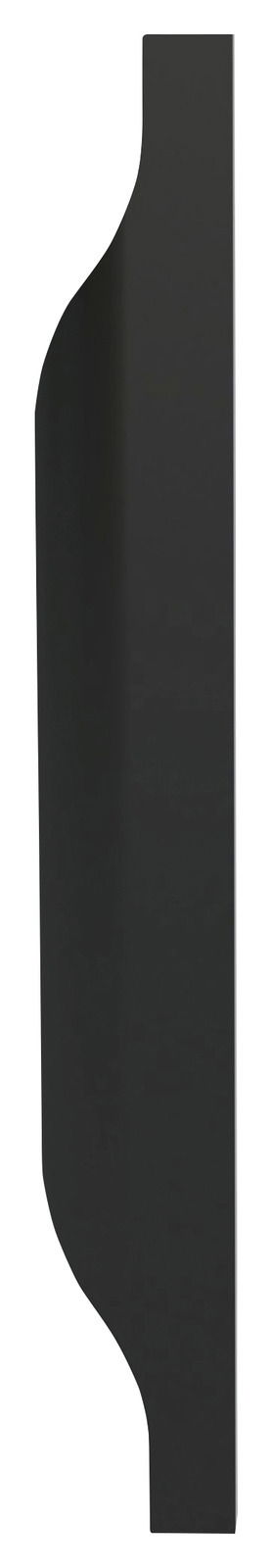 Hom´in Griffleiste UNIT Schwarze Griffleiste in Seitenansicht