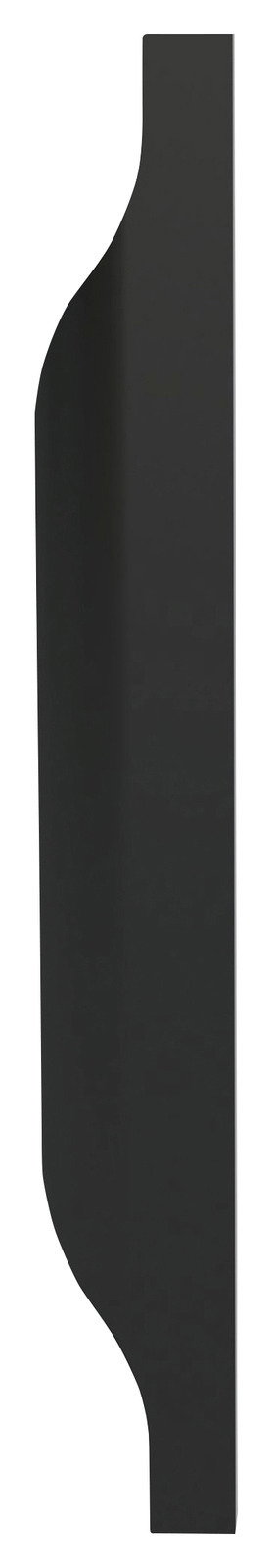 Schwarze Griffleiste in Seitenansicht