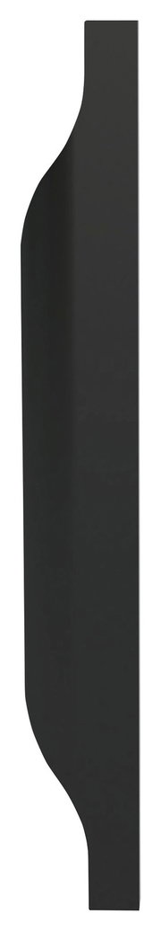 Schwarze Griffleiste in Seitenansicht