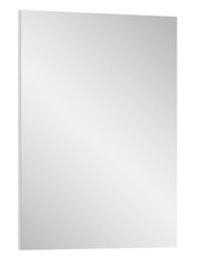 Moderner quadratischer Spiegel mit seitlicher Perspektive