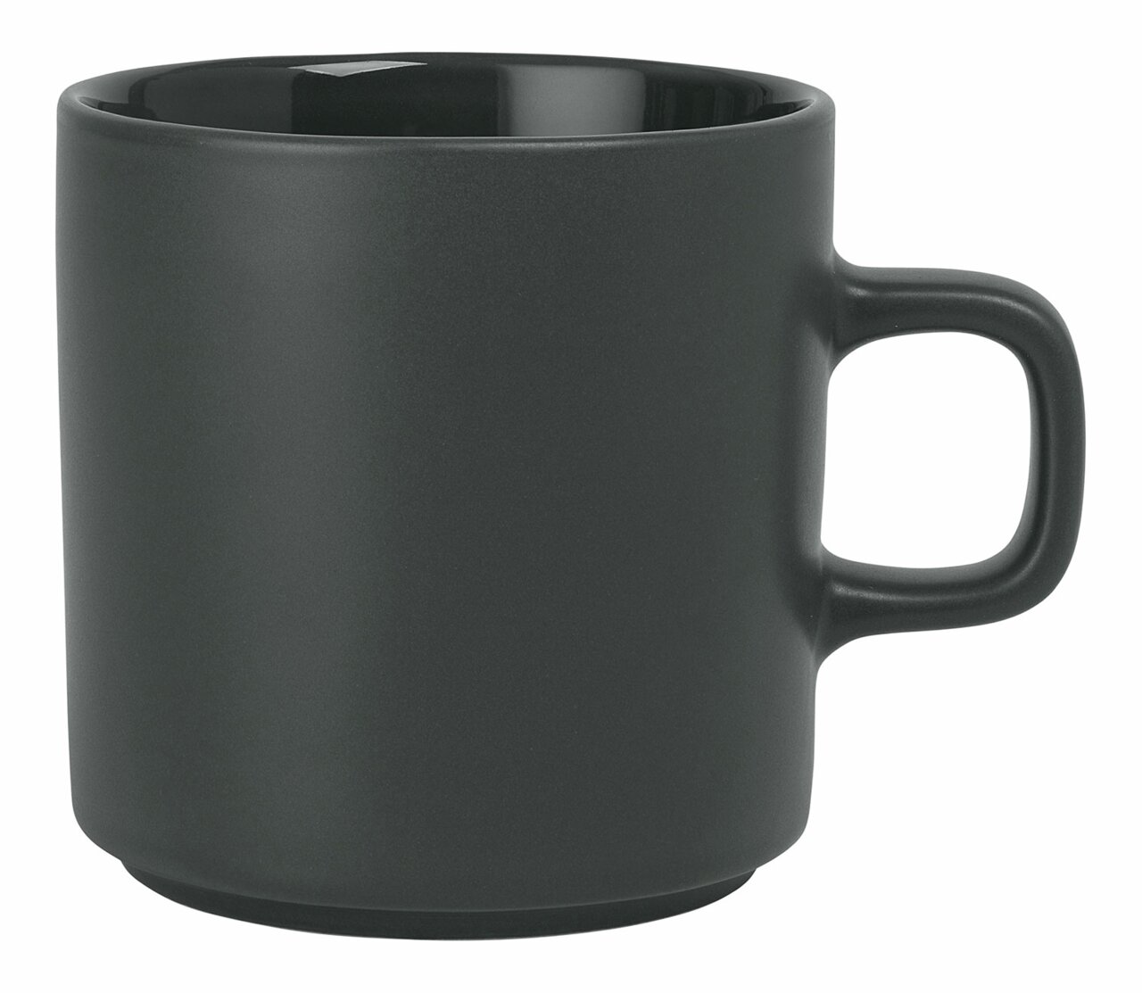 Tasse in Agave Grün aus der Blomus Tassen-Serie PILAR, seitliche Ansicht