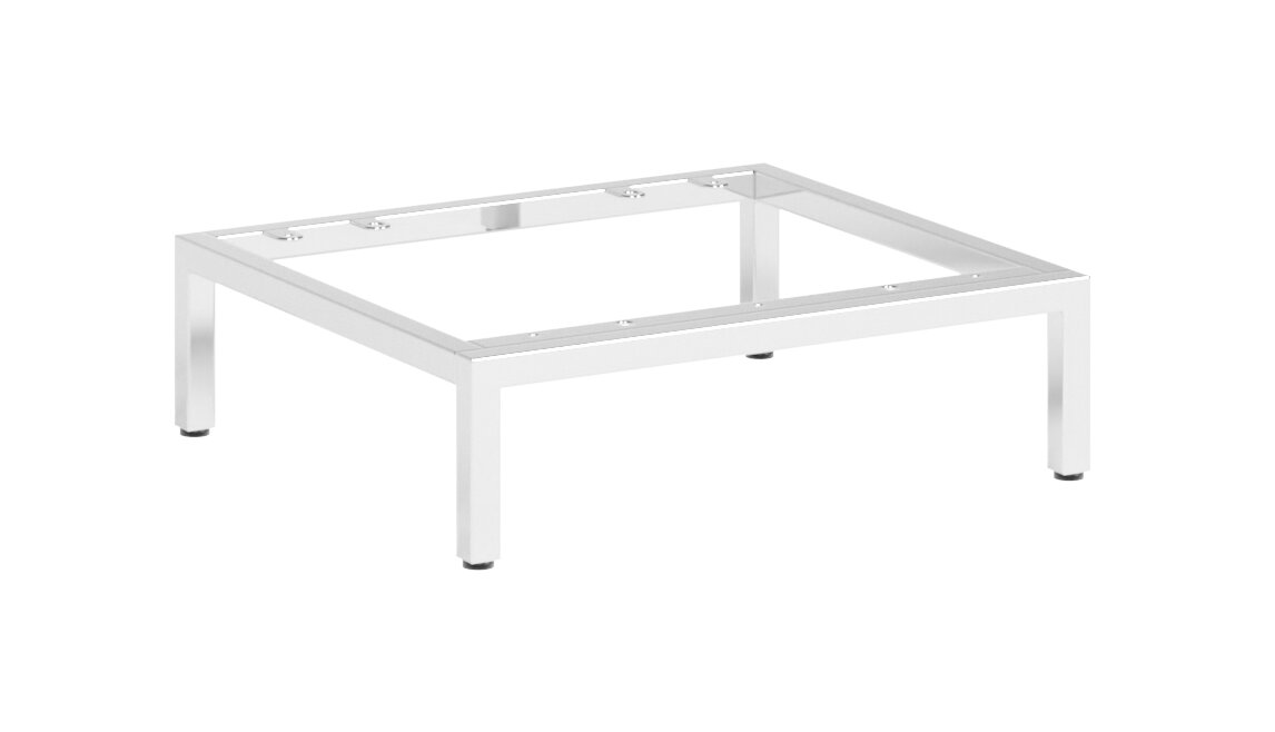 Metallgestell STYLE in seitlicher Perspektive, 45 cm hoch, modernes Design