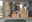 MID.YOU Garderoben-Set 5tlg. SCOUT Garderoben-Set aus Holz in moderner Einrichtung, bestehend aus einem hohen Schrank mit Spiegel, einer Wandgarderobe mit Haken und Ablage, einer Sitzbank mit Stauraum und einer Kommode, frontal betrachtet.