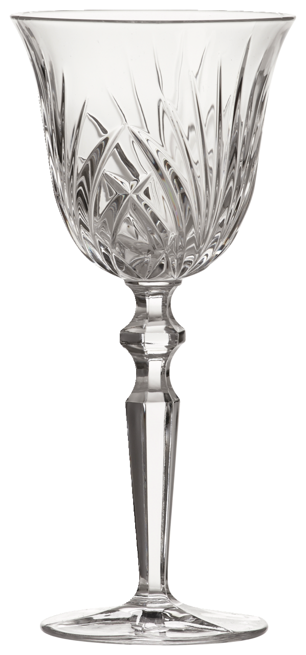 Nachtmann Rotweinkelch PALAIS Eleganter Rotweinkelch aus Kristallglas mit kunstvoll geschliffenem Muster, seitliche Perspektive