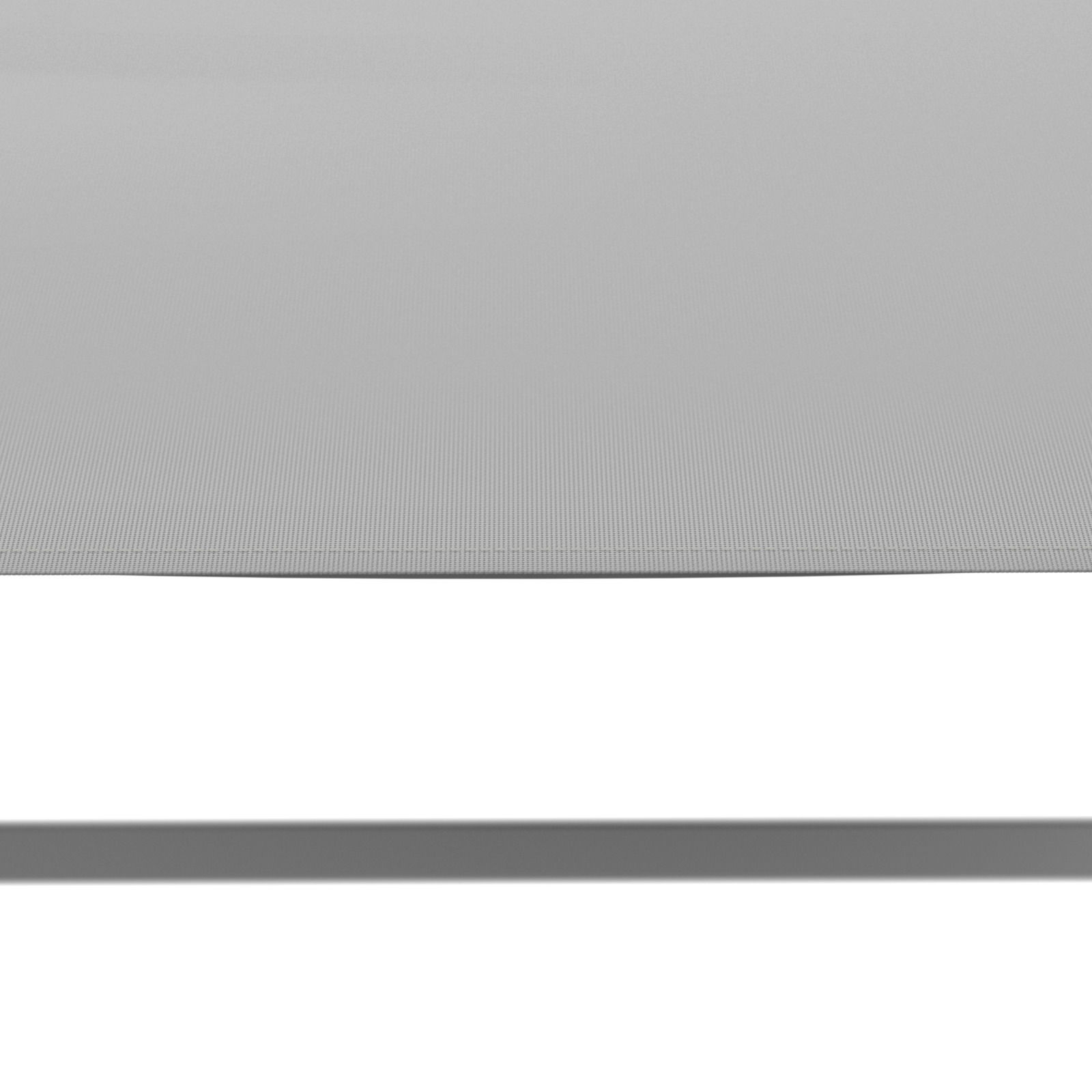 Nahaufnahme der Oberfläche einer Sonnenliege aus der Perspektive von oben.