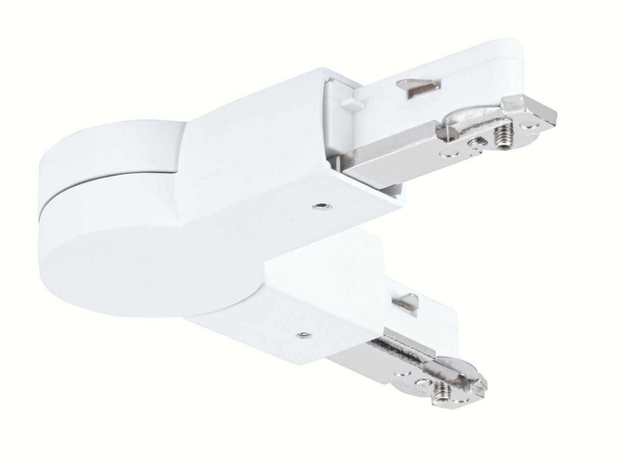 PAULMANN Gelenkverbinder URAIL Weißer Gelenkverbinder für URAIL-System, seitliche Perspektive