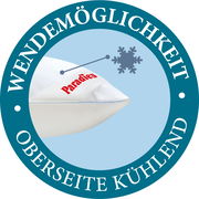 Kopfkissen mit Wendefunktion, Oberseite kühlend, seitliche Perspektive