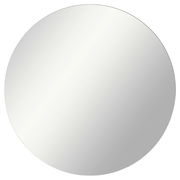 Runder Wandspiegel in Frontalansicht, ideal für Garderoben-Sets.
