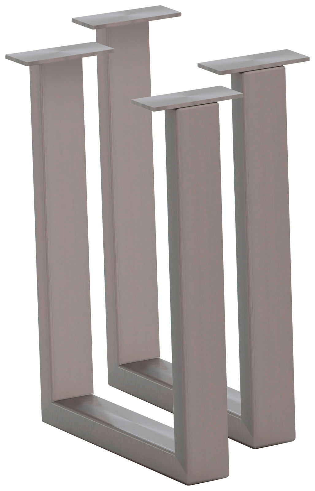 Waldwelt Bankgestell CHALET-PALAZZO Metallisches Bankgestell in U-Form, perspektivisch von vorne fotografiert