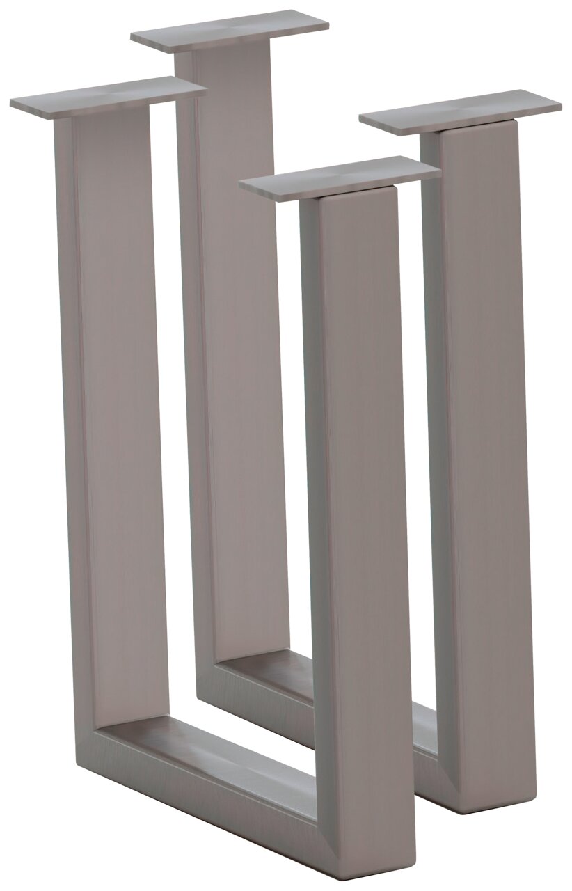 Waldwelt Bankgestell CHALET-PALAZZO Metallisches Bankgestell in U-Form, perspektivisch von vorne fotografiert