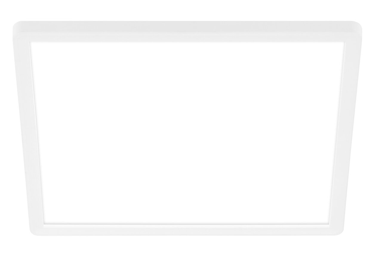 Briloner LED-Paneel TAVA A Quadratisches LED-Paneel in weißer Farbe, Ansicht von vorne