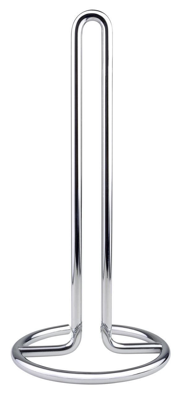 Justinus Küchenrollenhalter LIFE STYLE Moderner Küchenrollenhalter aus glänzendem Metall, frontal abgebildet.