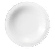 Weißer Suppenteller Beat von Seltmann Weiden, 22,5 cm, Draufsicht