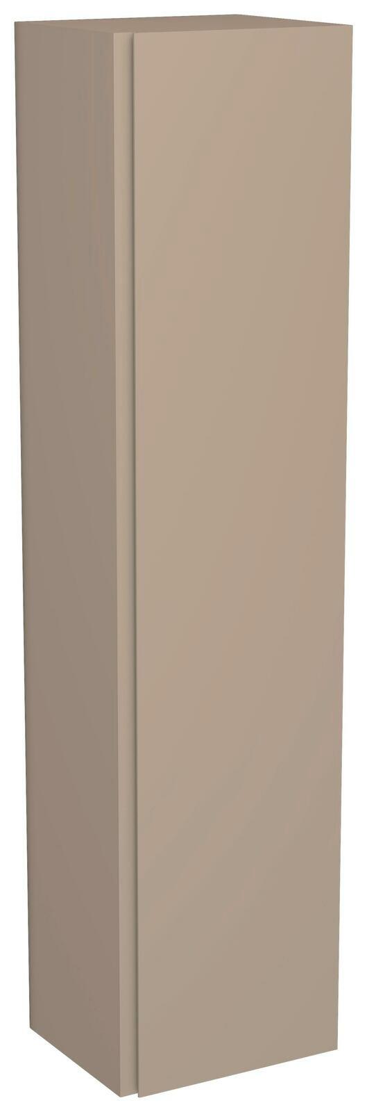 Hängender Garderobenschrank mit einer Tür in seitlicher Perspektive