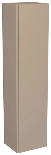 Hängender Garderobenschrank mit einer Tür in seitlicher Perspektive