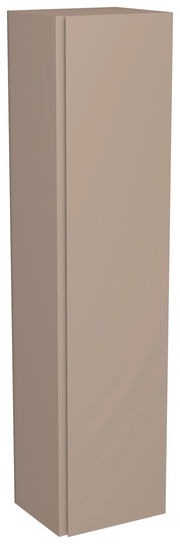 Hängender Garderobenschrank mit einer Tür in seitlicher Perspektive