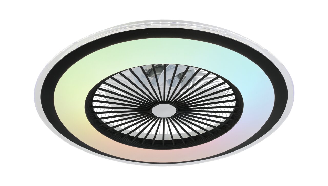 Deckenventilator Wind Smart mit LED-Beleuchtung, Ansicht von unten