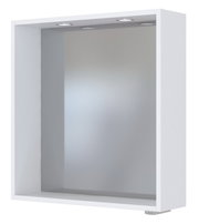 Spiegelpaneel mit integriertem Beleuchtungssystem, seitliche Perspektive