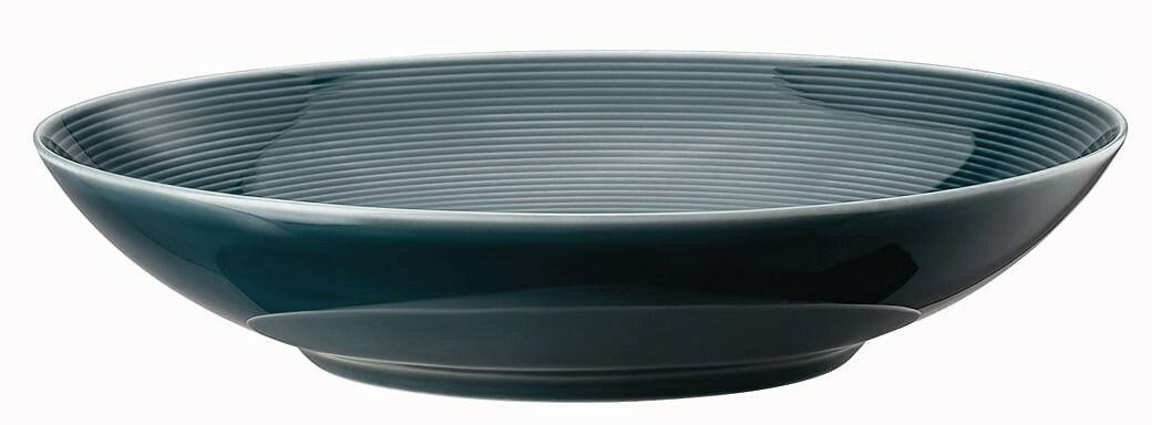 Thomas Suppenteller LOFT COLOUR Suppenteller 24 cm in Dunkelblau, seitliche Perspektive