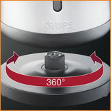 Wasserkocher Control Line mit 360-Grad-Basis, seitliche Perspektive