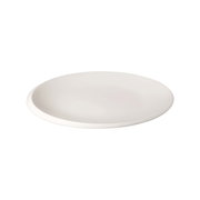 Wit serviesbord NewMoon 27 cm, zijaanzicht