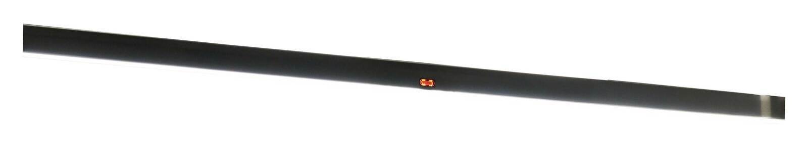 Schwarze LED-Innenbeleuchtung in seitlicher Perspektive mit rotem Lichtelement