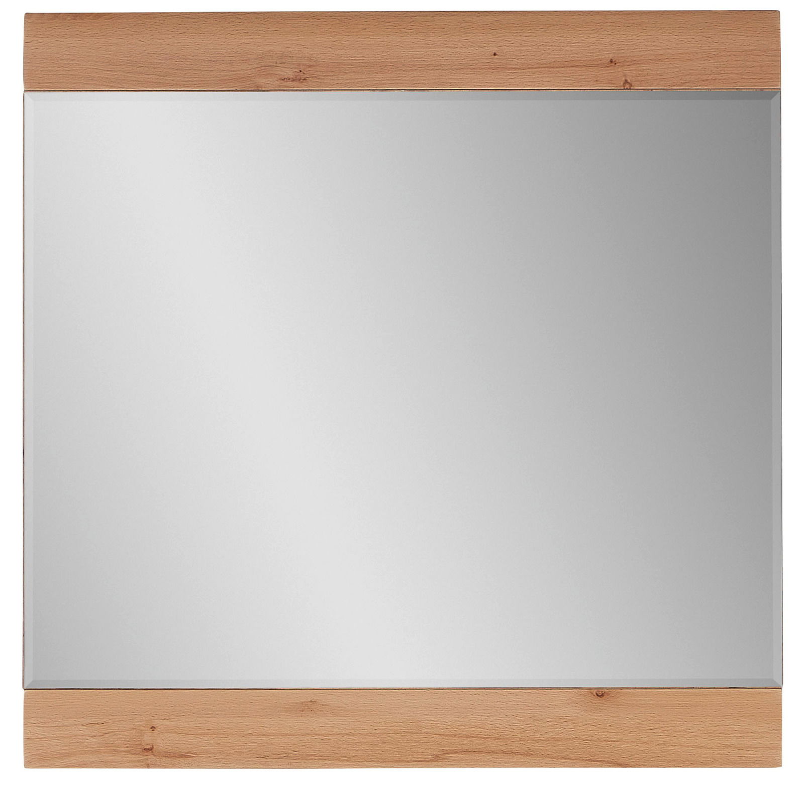 Voleo Spiegel MADERA PLUS Rechteckiger Spiegel mit Holzrahmen, Frontalansicht