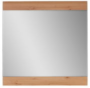 Rechteckiger Spiegel mit Holzrahmen, Frontalansicht