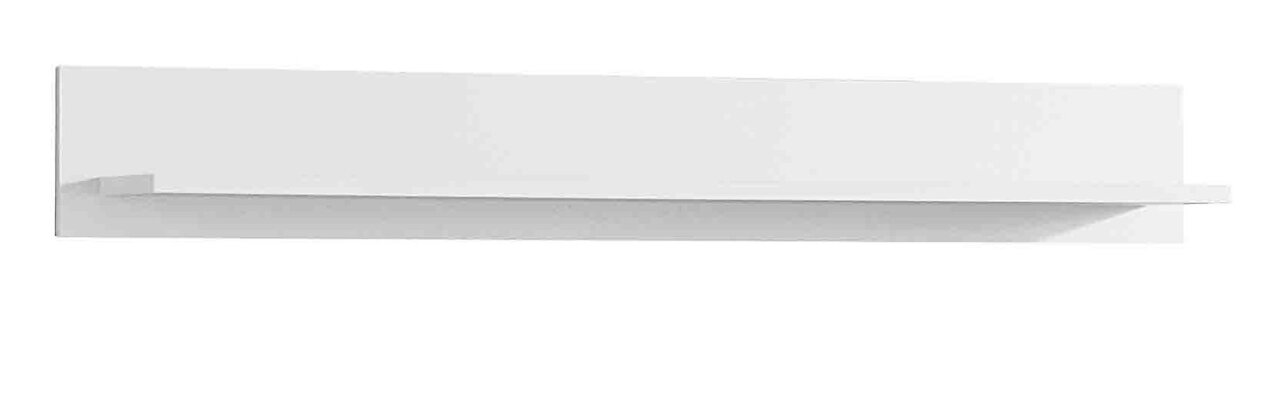 Hom´in Wandplank GLASGOW Witte wandplank vanuit zijaanzicht