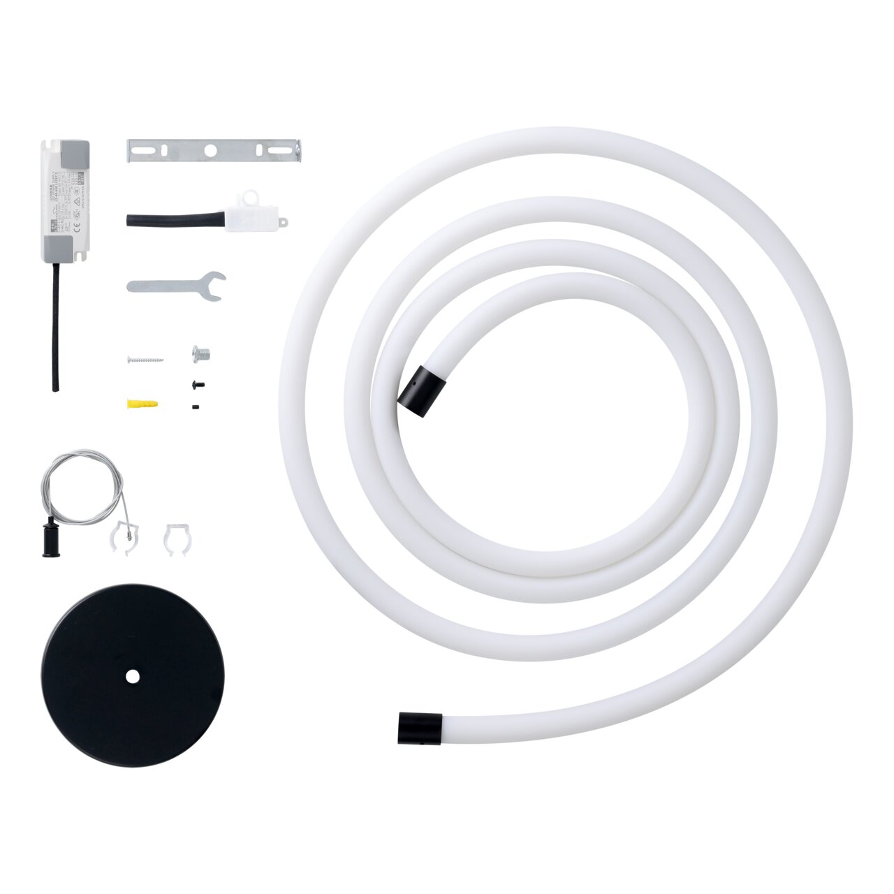LED-lichtslang Glow-Line met accessoires, bovenaanzicht