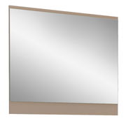Moderner rechteckiger Spiegel mit schrägem Rahmen, Frontalansicht