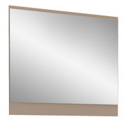 Moderner rechteckiger Spiegel mit schrägem Rahmen, Frontalansicht