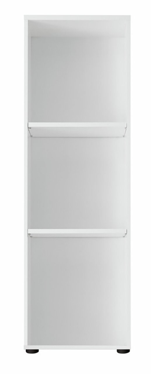 MyBaby Unterstellregal CHICO Weißes Unterstellregal mit drei Fächern, frontale Ansicht