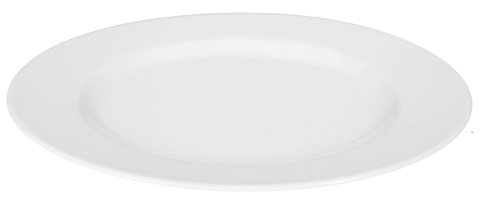 Seltmann Weiden Speisteller Rondo/Liane uni 7 Weißer Speiseteller Rondo/Liane 25cm, Draufsicht