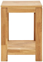 Beistelltisch aus Holz in Frontalansicht