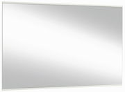 Rechteckiger Wandspiegel mit schmalem Rahmen, seitliche Perspektive