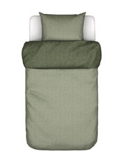 Grüne Bettwäsche 135x200cm mit Kissenbezug, Draufsicht