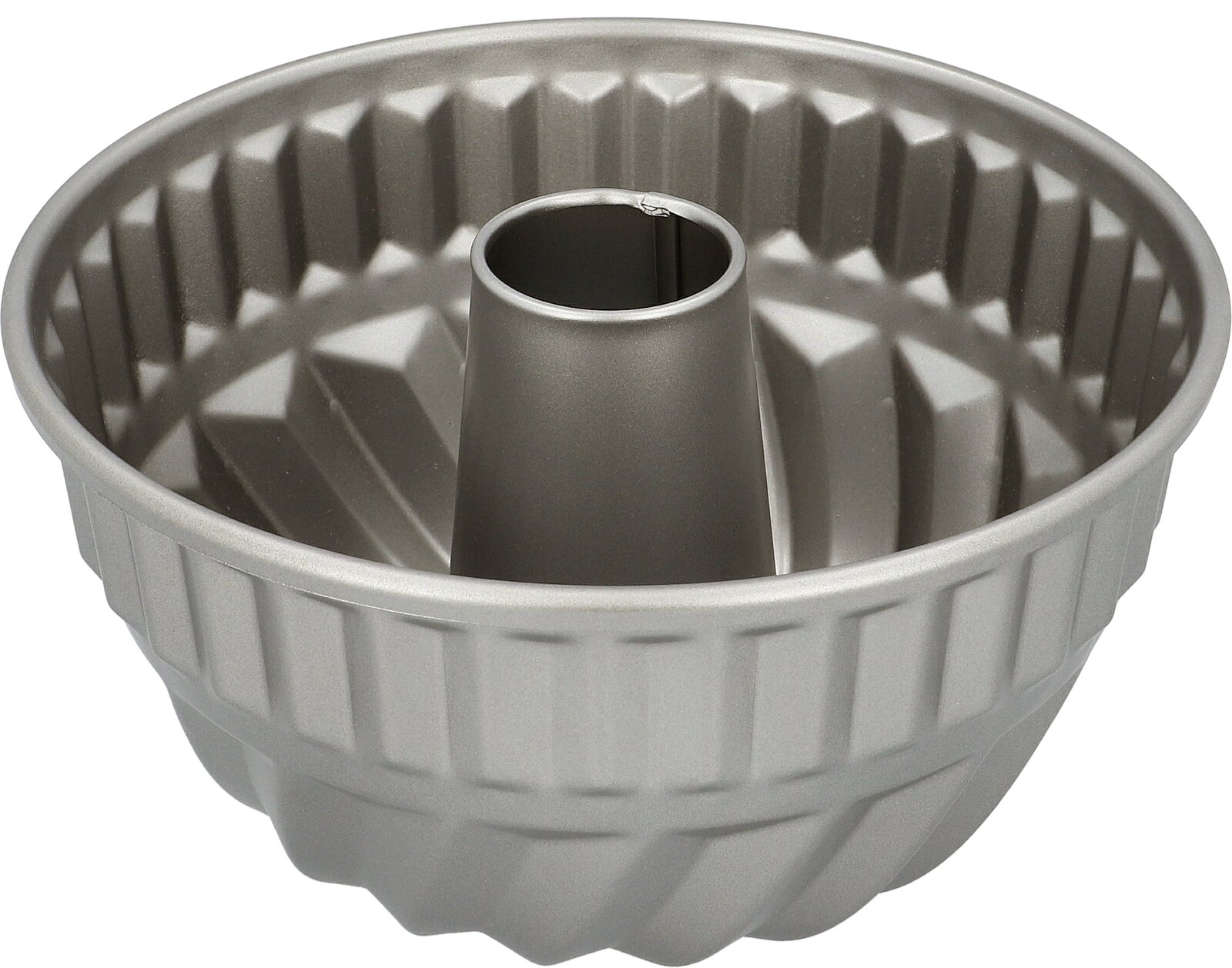 Birkmann Gugelhupfvorm BASIC BAKING Gugelhupfform aus Metall, Durchmesser 24 cm, seitliche Perspektive