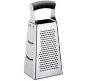 Vierkantreibe aus Edelstahl mit schwarzem Griff, seitliche Perspektive