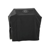 Schwarze Abdeckhaube für BBQ-Station G4, Vorderansicht