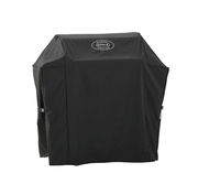 Schwarze Abdeckhaube für BBQ-Station G4, Vorderansicht