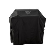 Schwarze Abdeckhaube für BBQ-Station G4, Vorderansicht