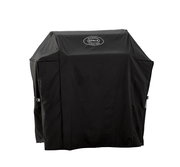 Schwarze Abdeckhaube für BBQ-Station G4, Vorderansicht