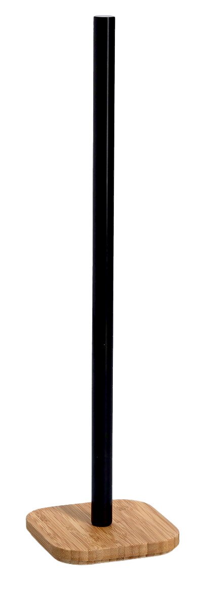 Zeller Present WC-Rollenhalter WC-Rollenhalter aus Holz und Metall, seitliche Ansicht