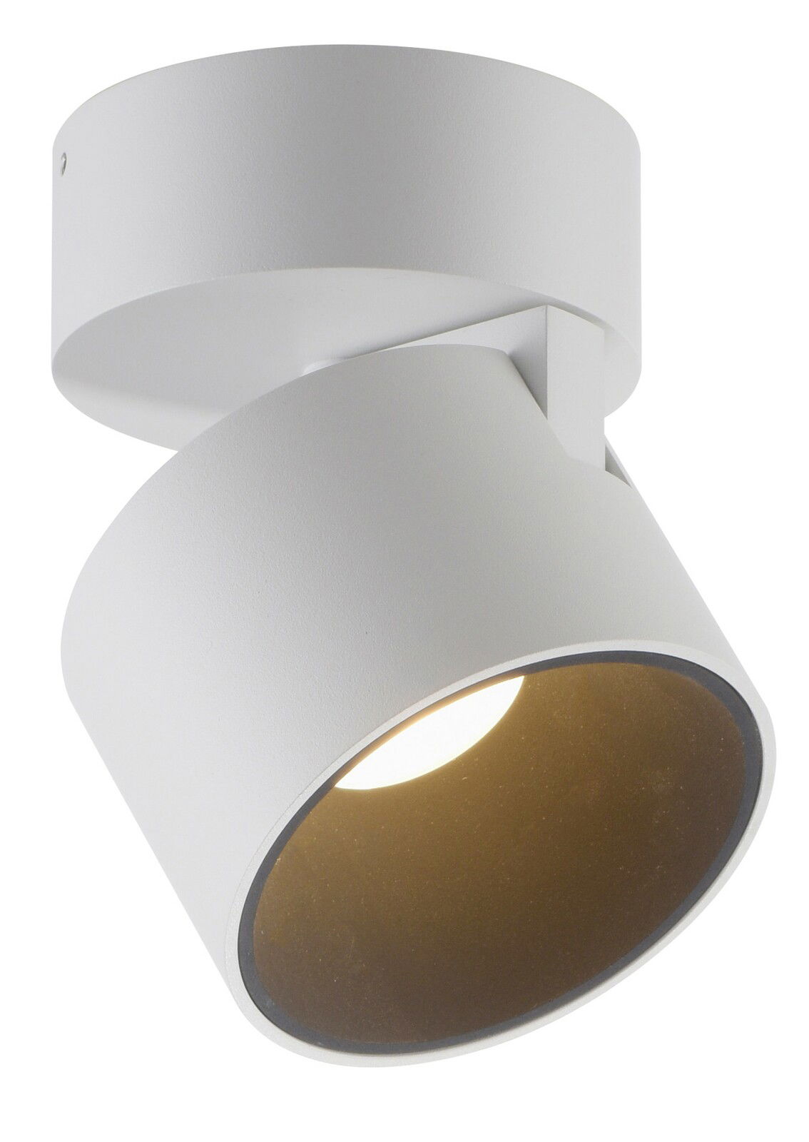 Weißer LED-Spot PURE CUP von Neuhaus, seitliche Perspektive