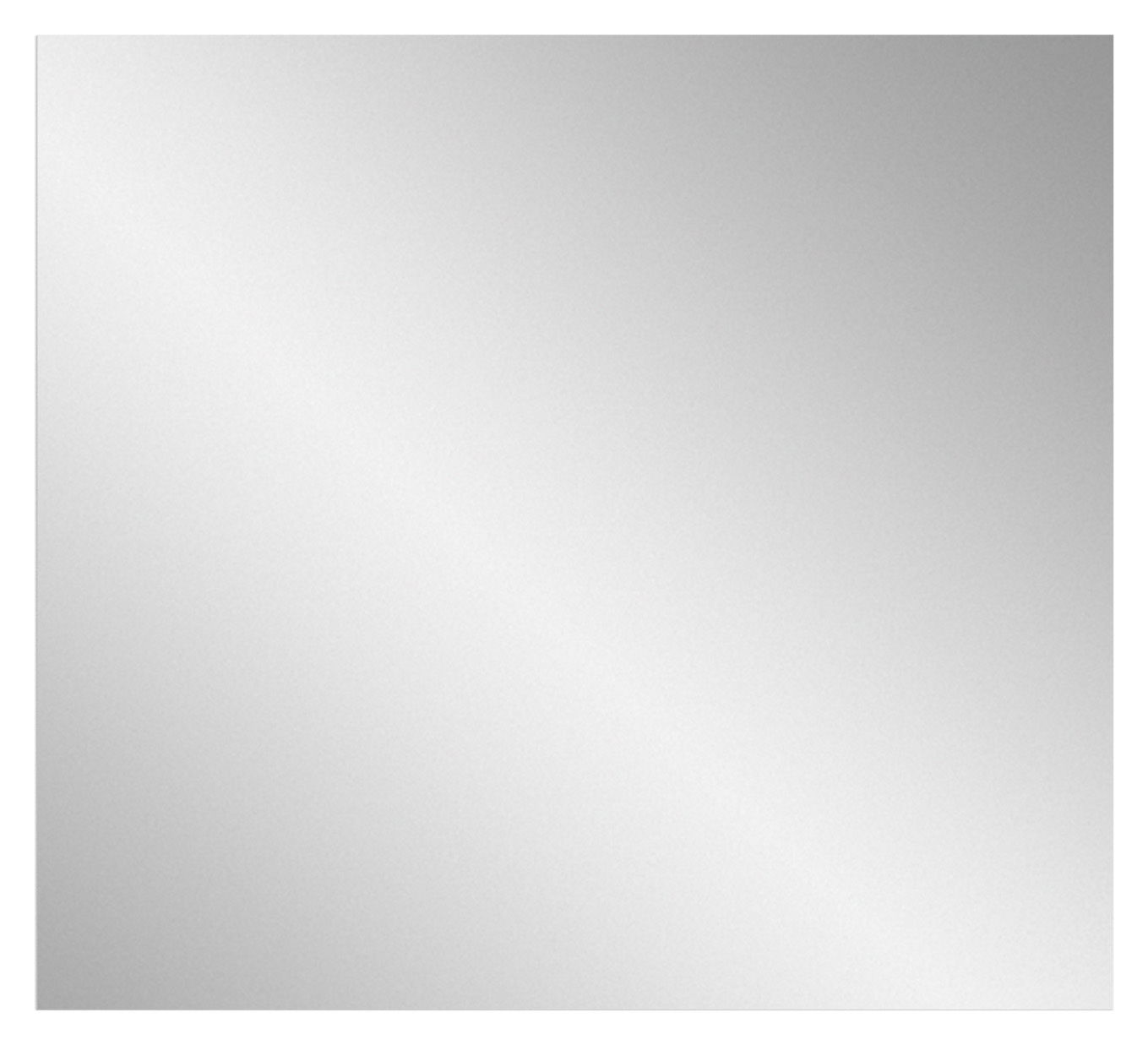 Quadratischer Spiegel in Frontalansicht