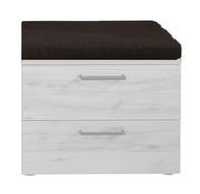 Sitzkissen mit zwei Schubladen, Vorderansicht