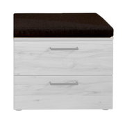 Sitzkissen mit zwei Schubladen, Vorderansicht